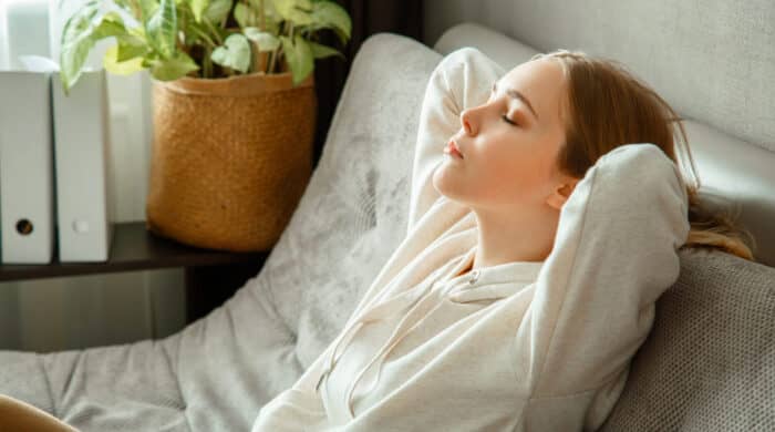 Calm woman