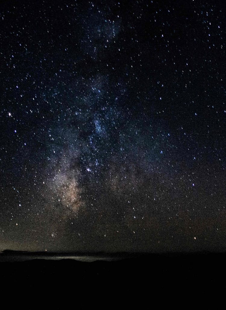 life is hard but you'll get through it night sky